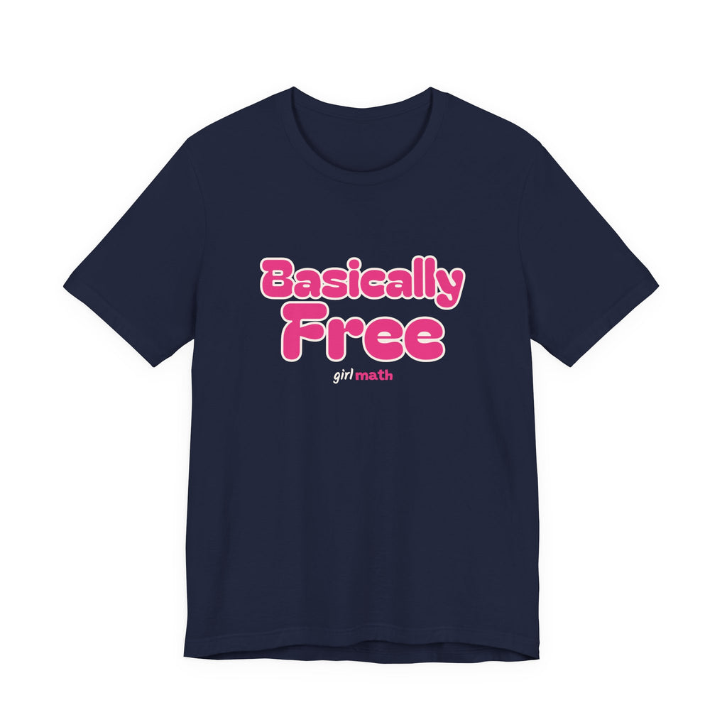 Basically Free Tee - Navy