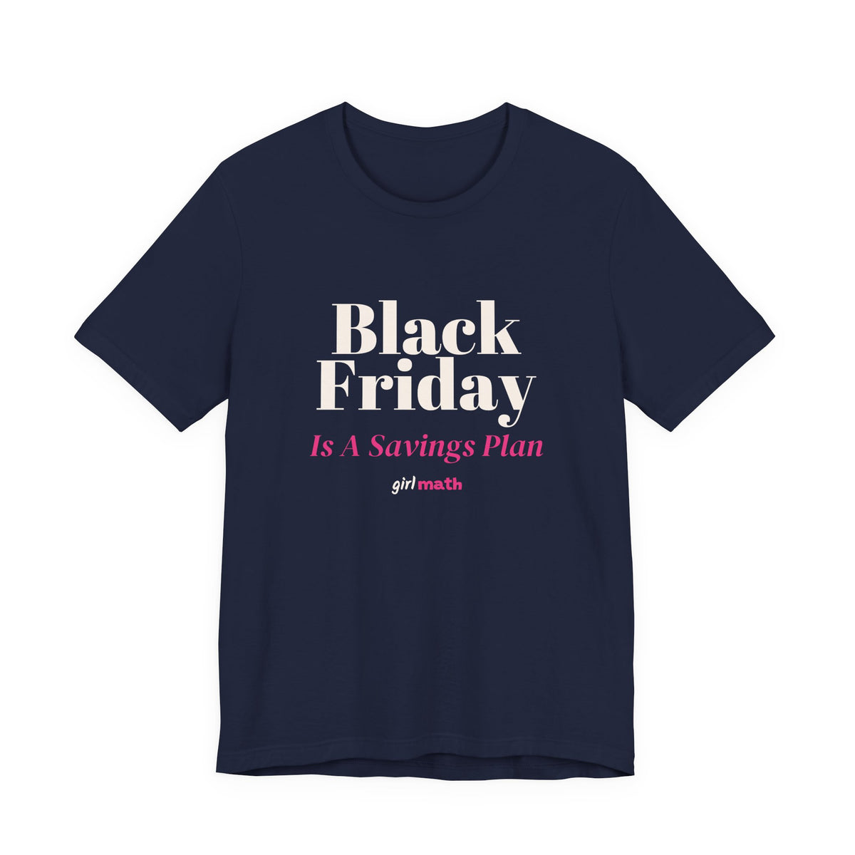 Black Friday Savings Plan Tee - Navy