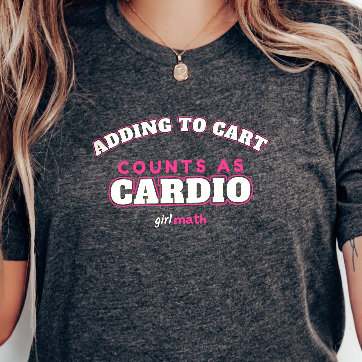 Cart Cardio Tee - Dark Grey Heather
