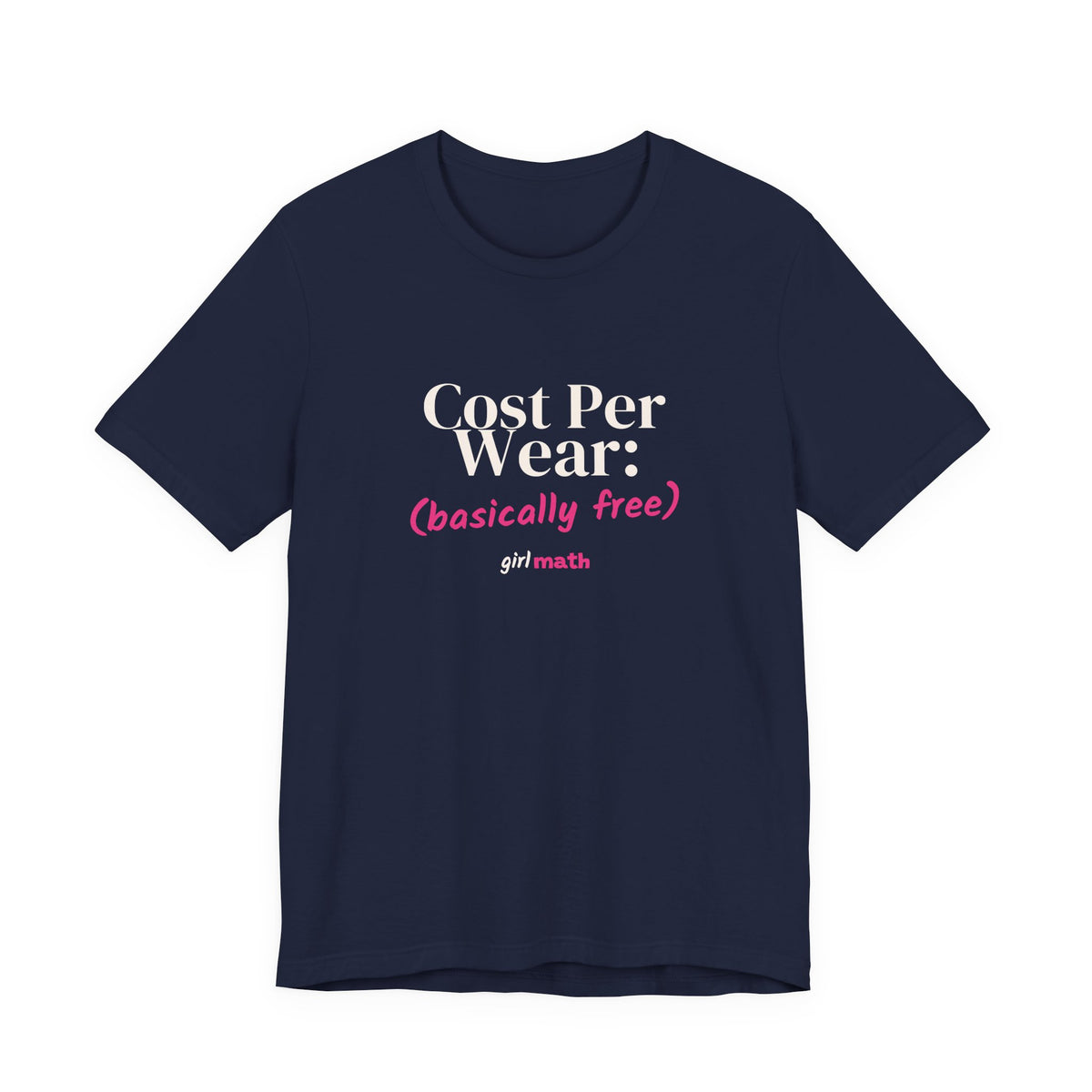 Cost Per Wear Tee - Navy