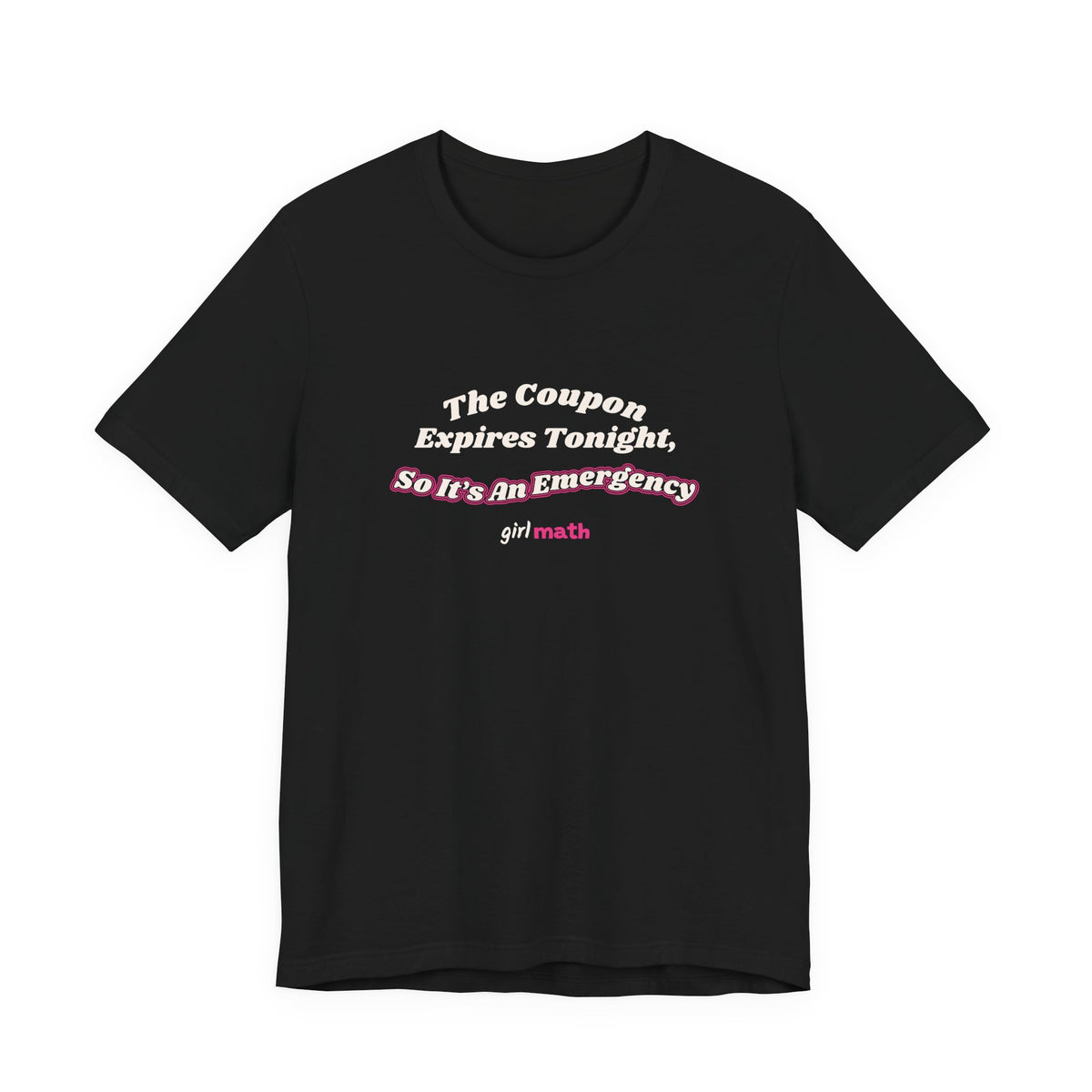 Coupon Emergency Tee - Black
