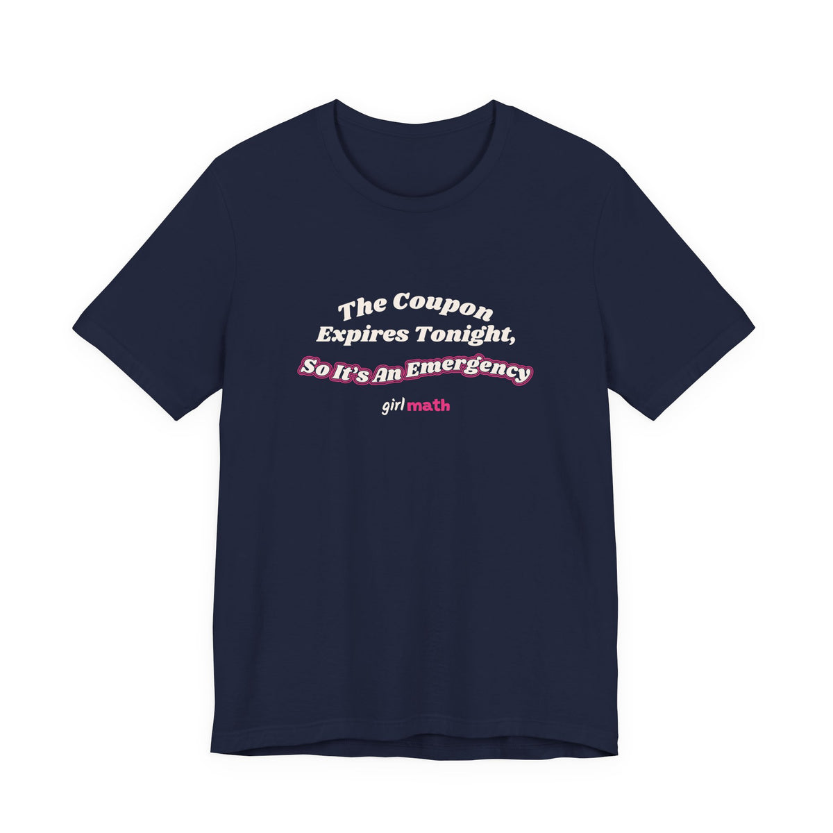 Coupon Emergency Tee - Navy
