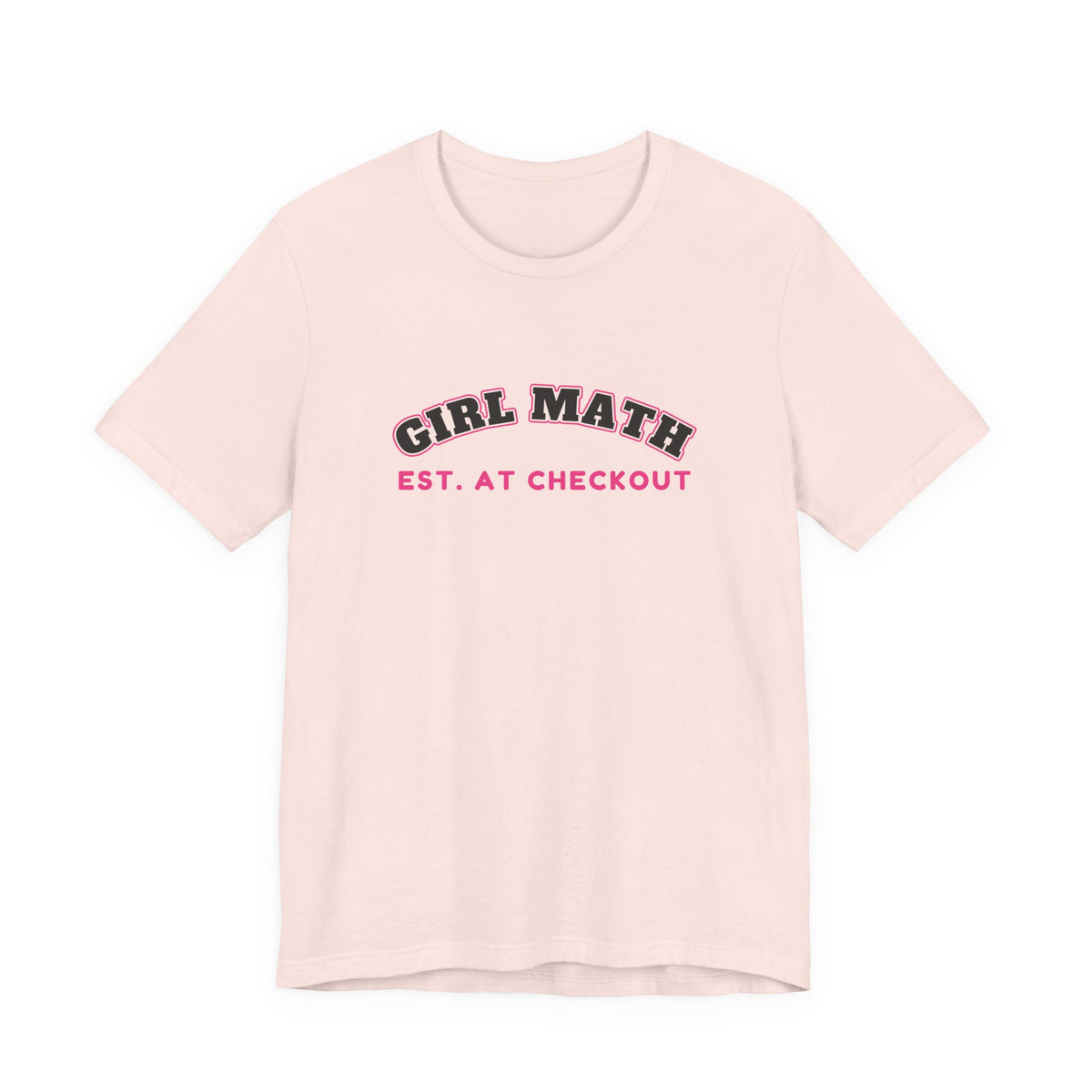 Est. At Checkout Tee - Soft Pink