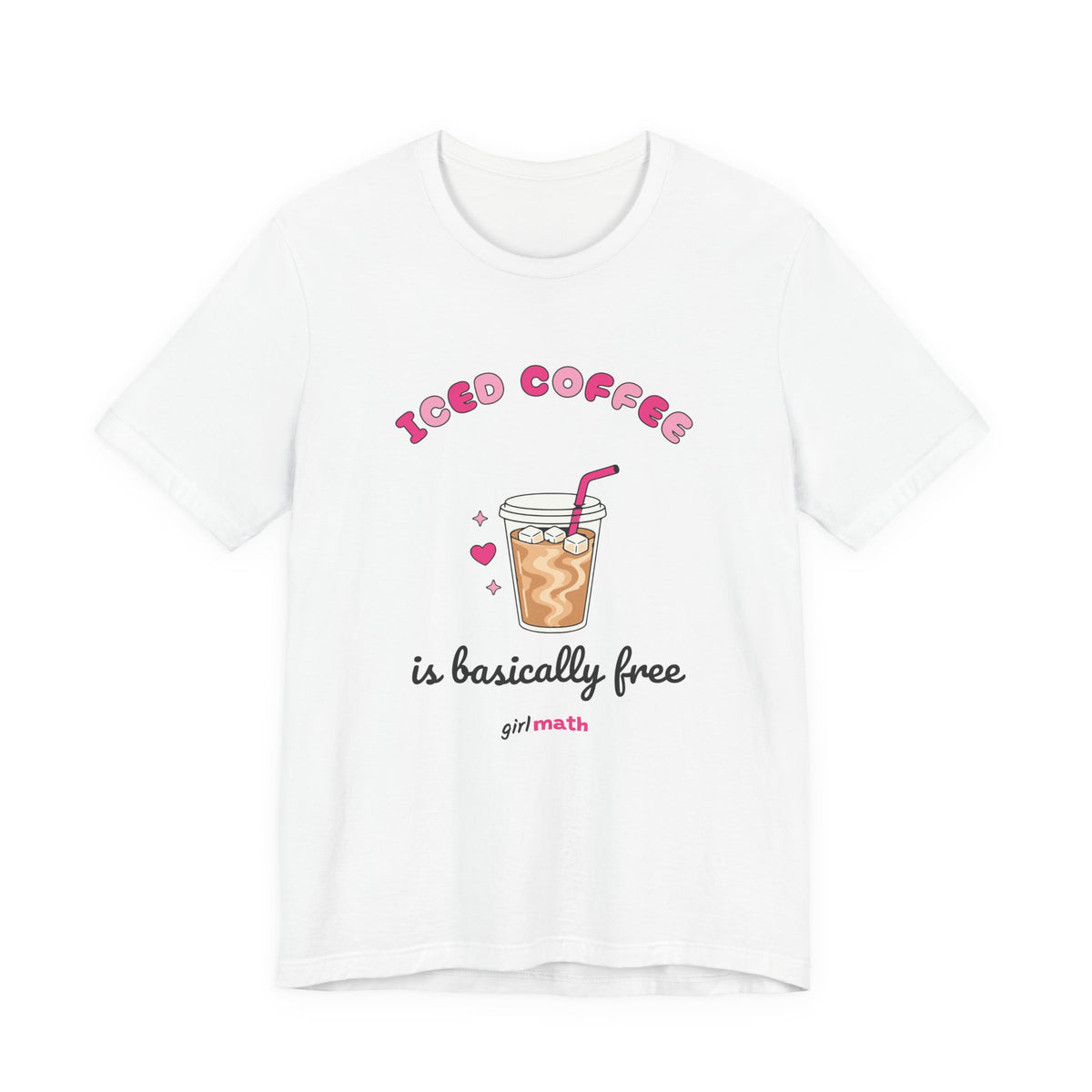 Iced Coffee Is Basically Free Tee - White