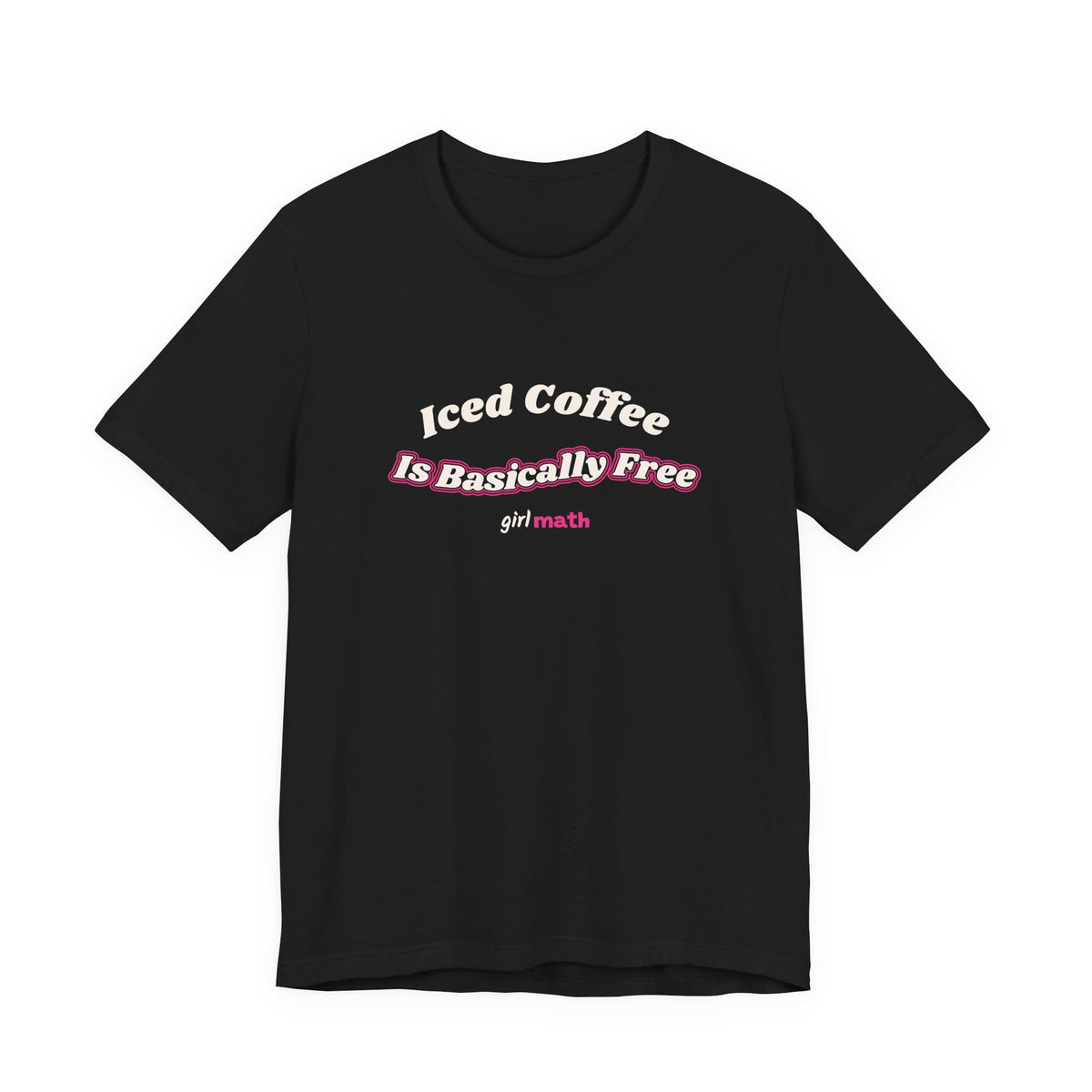Iced Coffee Math Tee - Black