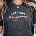 Iced Coffee Math Tee - Dark Grey Heather