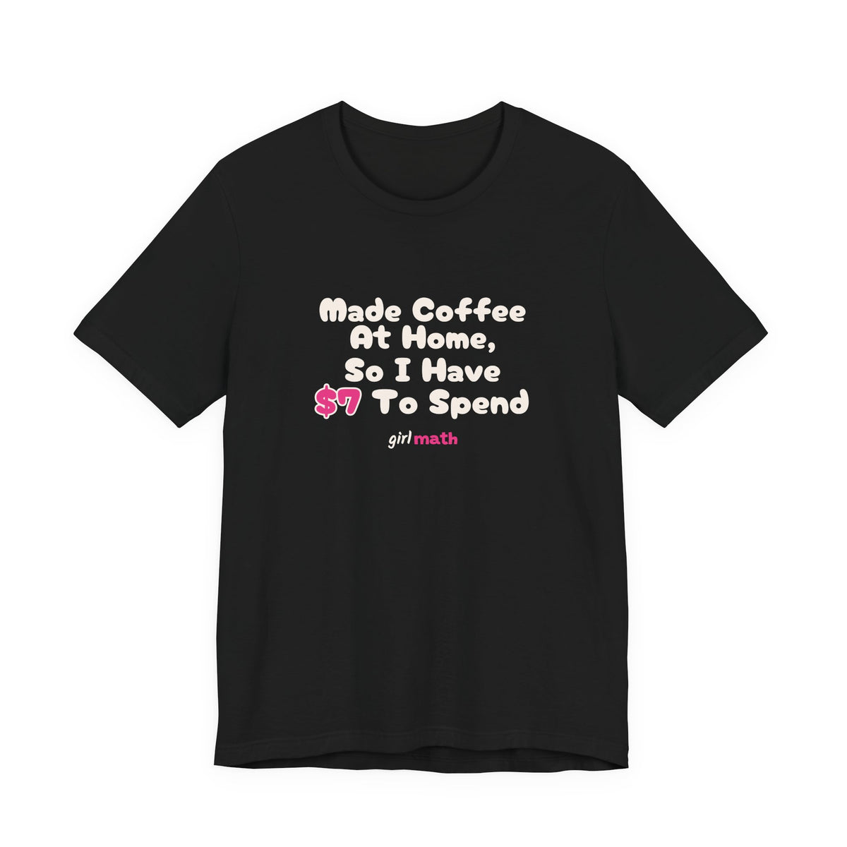 Made Coffee At Home Tee - Black