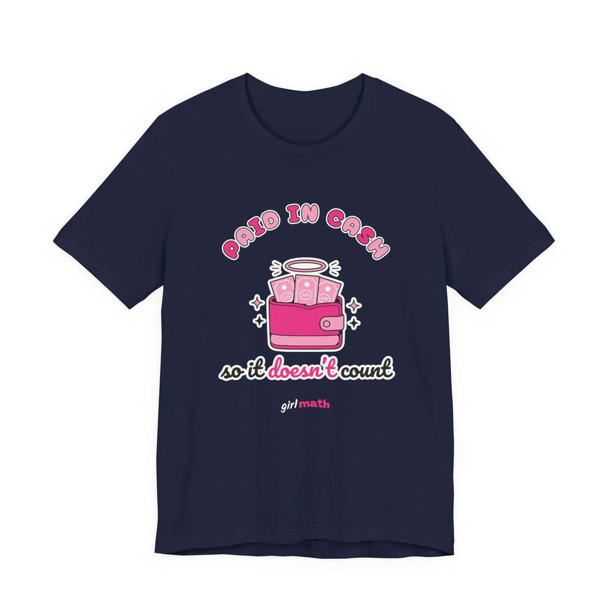 Paid In Cash Tee - Navy