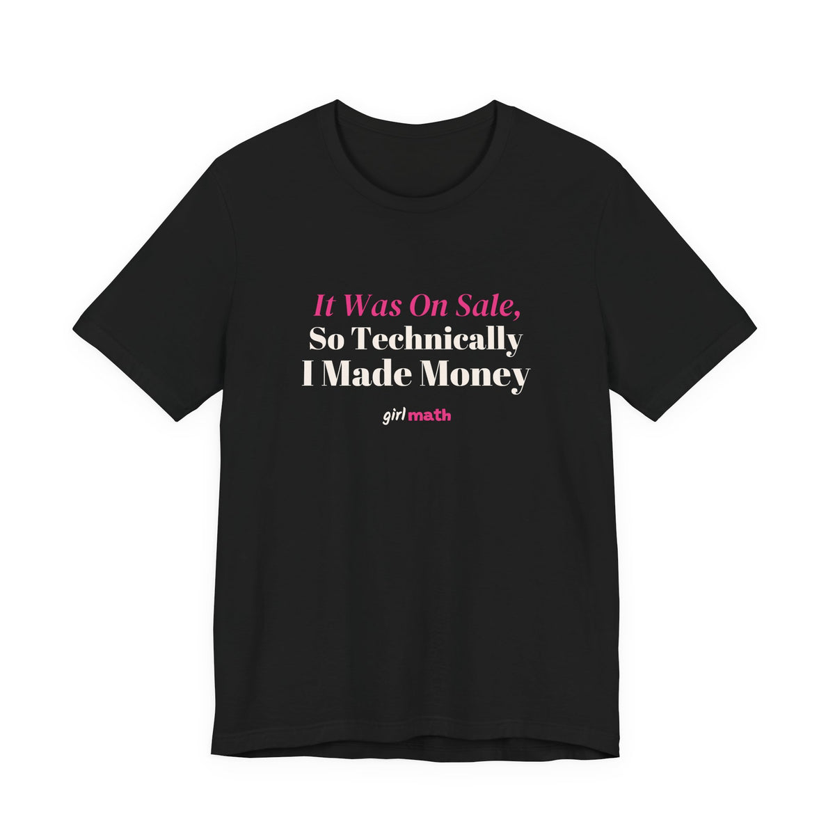 Technically Made Money Tee - Black