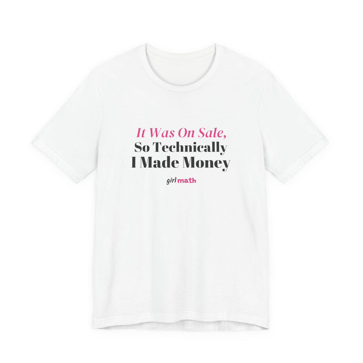 Technically Made Money Tee - White